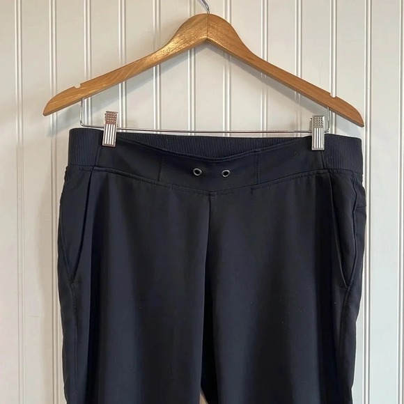 Athleta Lounge Pants Wide Leg Drawstring Black Comfy Casual Size Unknown - Picture 2 of 14